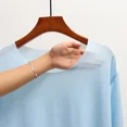 thumbnail image 4 of Conjunto de pantalones de dormir ultrafinos de manga larga de seda helada para hombre, ropa para el hogar para primavera y verano, pantalones largos de nueve puntos, traje camisón, 4 of 5