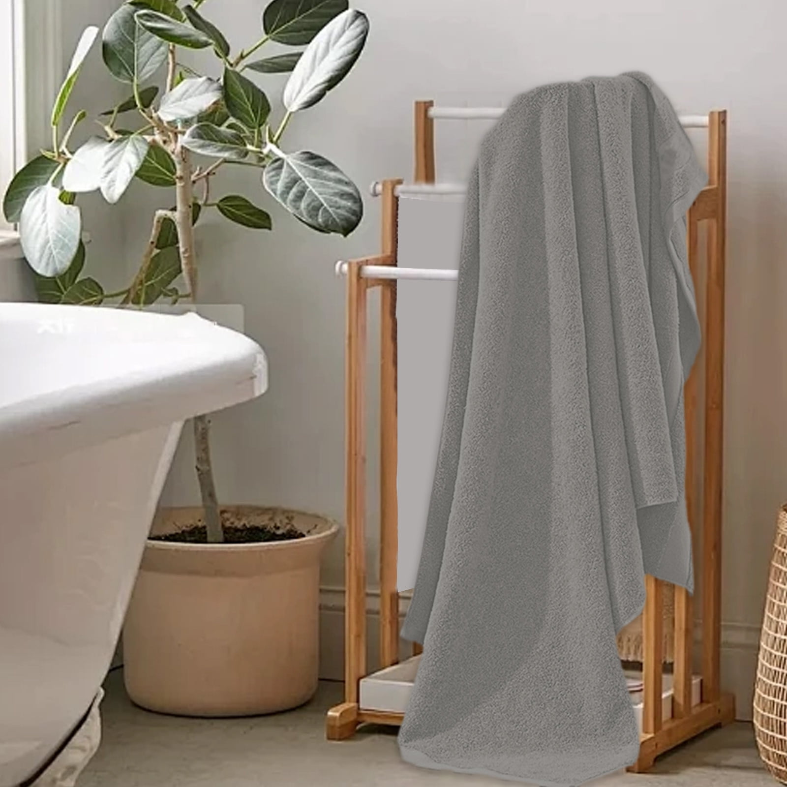 Bath Towel Three Piece Set Bath Towel Cotton Large Bath Towel Soft Absorbent Bathroom Bath Towel Gift Set
