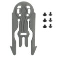 thumbnail image 1 of Greeniant WOSPORT, placa de liberación rápida, tornillos a juego, sistema de bloqueo, chaleco, adaptador de cinturón, convertidor, accesorio de caza, Gris Greeniant OD021915-04, 1 of 6