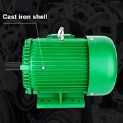 5HP Electric Motor General Purpose Three Phase Motor Super Efficient 1480/1770 RPM,184T Frame 1-1/8“Shaft Diameter CW/CCW Cast Iron Shell 50/60 HZ