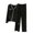 Black, variant on JNGSA Pajama Sets for Women 2 Piece Lounge Set Casual Long Sleeve Tops and Loose Pants Pjs Set Loungewear