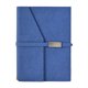 thumbnail image 1 of 1pcsa5 Notebook Business office book sub-tamaño 15*21CM cuaderno de imitación de cuero pu, azul, 1 of 5