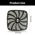 thumbnail image 3 of Square Air Fryers Pad Metal Liners Nonstick Cooking Accessory Air Fryers Grilling Plate Suitable for GAF856 Air Fryers, 3 of 4