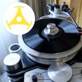 thumbnail image 1 of Minkissy Plastic Vinyl Record Adapter for Home Use Turntable Accessory in Yellow, 1 of 8