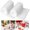 2-White, variant on Christmas Snow Blanket Roll (2.6 x 7.8 Ft), Fake Snow Blanket Large Artificial Snow Roll for Christmas Decoration, Village Displays, Under the Christmas Tree