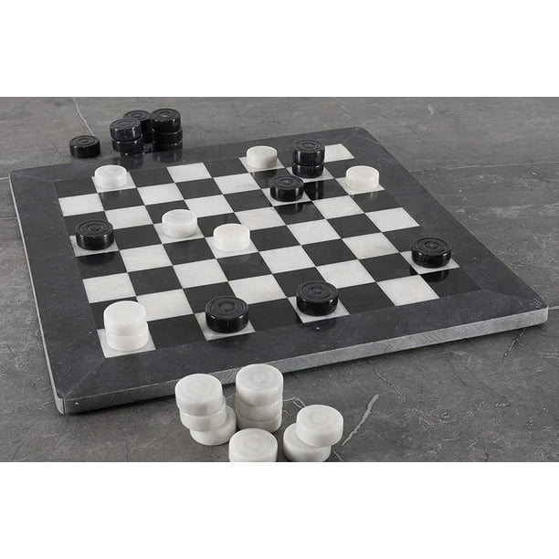 Marble 2024 checkers set