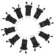 thumbnail image 2 of 10pcs Push Latch Assembly for Touch Lid Bin Repair Replacement Latch Plastic Replacement Assembly Part for Touch Lid Bin Safe, 2 of 4