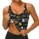 thumbnail image 3 of Fotbe Basketball Sujetador Deportivo Largo sin Aros para Mujer con Almohadillas y Soporte Medio, Transpirable y Absorbente, Camiseta Tipo Chaleco o Tank Top-Small, 3 of 8