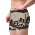 thumbnail image 2 of Uemuo Western Desert Cowboy Pattern Men's Boxer Briefs,Trunk Anti-Chafing,Comfortable, Durable, and Stylish Underwear-Small, 2 of 9