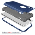 thumbnail image 3 of JTCASES for iPhone X/iPhone XS Case, Drop Resistant Corners, Wireless Charging, Heavy Duty Shockproof Hybrid Hard PC Bumper, Camera Protection, Skin-feel Anti-scratch Tough Cover, Darkblue, 3 of 7