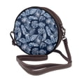 thumbnail image 2 of Lsque Tropical Leaves Pattern Shoulder Bag – Microfiber Leather Crossbody with Detachable Strap & Handle Ring, Waterproof & Durable, Elegant Everyday Carry, 2 of 5