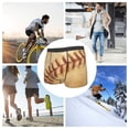 thumbnail image 6 of Wukai Vintage Baseball Print Men’s Underwear Breathable Boxer Briefs,&nbsp;Moisture Wicking & Breathable-, 6 of 7