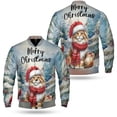 thumbnail image 3 of Merry Christmas Maine Coon Enjoys Catmas Winter Xmas Holiday All Over Print 3D Baseball Jacket Cat Lover Kitten Owner Gifts Bomber Jacket Softball - 02022, 3 of 6