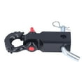 thumbnail image 4 of Receptor de enganche de grillete universal de 2 pulgadas, accesorios de remolque de recuperación de vehículos de acero para automóviles, camiones, jeeps, negro Jadeshay A, 4 of 8