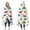 Colorful Dinosaurs Leaves, variant on Wearable Blanket,Colorful Dinosaurs Leaf White Pattern Hooded Wearable Flannel Blanket for Adults & Teens,Winter Poncho Shawl Wrap Cape Cozy Anti-Pill,60"x80"