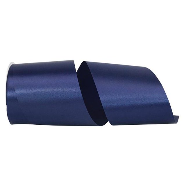 Reliant Ribbon 4700-055-10K 4 Po 50 Yards Simple Face Satiné Ruban & 44; Marine