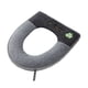thumbnail image 1 of Yuarrent Cubierta de asiento de inodoro, Protector de pelusas con cremallera para baño, almohadillas para taburete público, alfombrilla Suministros de limpieza para el hogar negro gris, 1 of 6