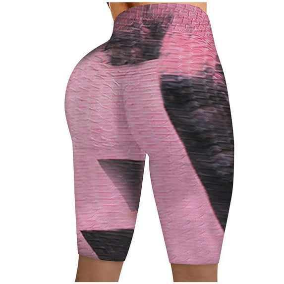 asdoklhq Yoga Pants for Women,Womens Stretch Yoga Leggings Fitness Running Gym Sports Short Active Pants