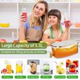 thumbnail image 4 of Yucurem 5.3L Iced Fruit Tea Pot Transparent Fridge Cold Kettle Drinks Dispenser Kitchen Essentials (White), 4 of 7