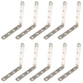 thumbnail image 2 of DOLITY 10pcs Thickened Steel Angle Fasteners Bracket Straight Angle Set 125x125x20mm, 2 of 5