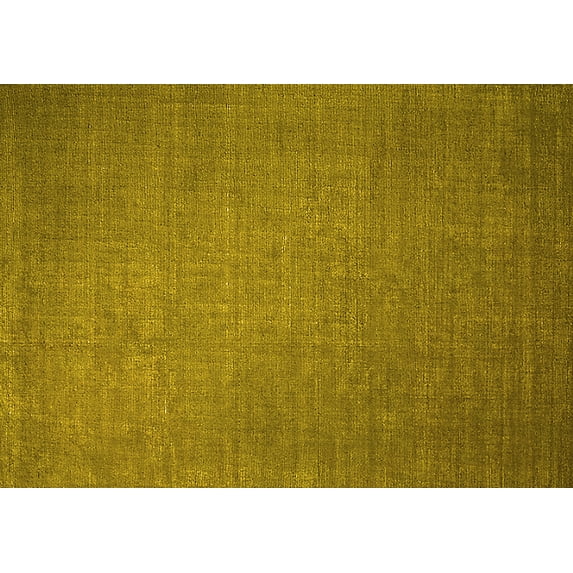 Ahgly Company Indoor Rectangle Oriental Yellow Industrial Area Rugs, 2' x 5'