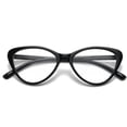 thumbnail image 4 of Gafas retro de estilo coreano con montura de ojo de gato, gafas planas, gafas antiazules para mujer, 4 of 6