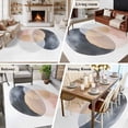 thumbnail image 5 of 5'x8' Area Rugs, Pink Black Grey Art Indoor Outdoor Area Rug for Living Room Bedroom, Geometric Modern Abstract Art Washable Bathroom Rugs Kitchen Floor Carpet Mats Home Decor Aesthetic, 5 of 8