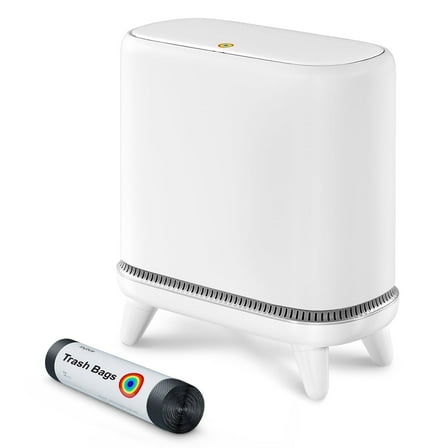 Maoface Bathroom Trash Can with Lid,3.2 Gallon Small Trash Bin Slim Waste Basket with Pop-up Lid for kitchen,Bedroom, Living Room, Office