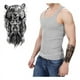 thumbnail image 2 of RV 12 Leones Tribales, Tigres, Tatuajes Temporales Negros para Hombres y Mujeres, Calaveras Aterradoras de Halloween, Pegatinas Falsas de Tatuaje de Pandillas Negras para Niños, Pequeños Tatuajes Real, 2 of 5