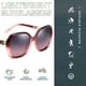 thumbnail image 5 of Gafas de sol polarizadas degradadas de alta gama, gafas de sol de moda, hechas de PC y metal, 5 of 6