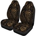 thumbnail image 1 of Juego de 2 fundas para asientos de coche ABPHQTO Paisley Beautiful Golden Elegant Universal, 1 of 4