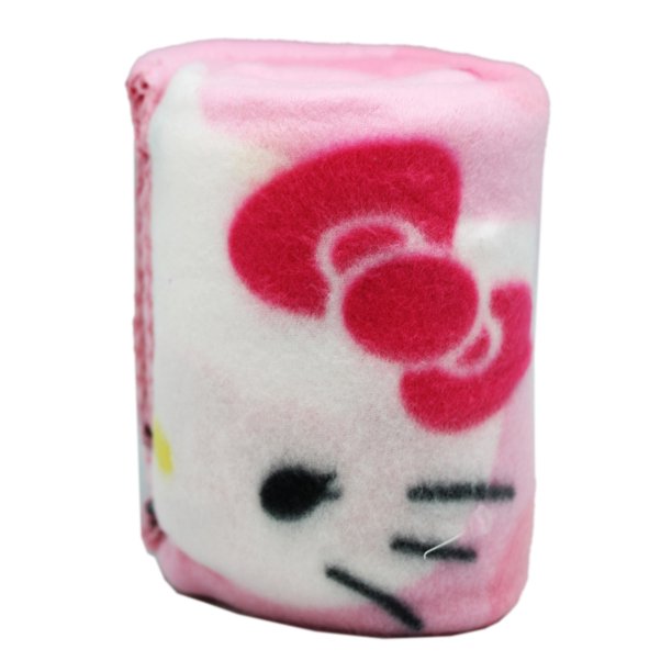Hello Kitty Light Pink Fuzzy Kids Thrown Blanket