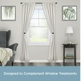 thumbnail image 4 of Kenney Chelsea Ball End Curtain Holdback Set, Weathered Brown, Set of 2, 4 of 4