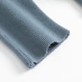 thumbnail image 6 of BXINGOHAI Sweaters for Women Solid V-Neck Sweater With Loose Drawstring Pullover Casual Knitted Sweater 2024 New Product Blue,Free Size, 6 of 6