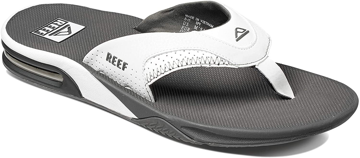 reef white flip flops