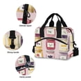 thumbnail image 3 of FORMRS Reusable Lunch Bag for Work School Leakproof Insulated Cooler with Adjustable Shoulder Strap, Watercolor Jar, 3 of 6