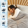 thumbnail image 4 of MERILER All-Season Multifunctional Double-Sided Velvet Blanket - Soft, Breathable, and Machine Washable, Available in Assorted Colors, 100x120cm, 4 of 6