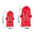 thumbnail image 6 of Skymirror Cute Ferret Hoodie Solid Color Drawstring Hooded Sweatshirt Thick Fleece Foreleg Elastic Hamster Guinea Clothes, 6 of 8