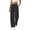 5610-BLACK, variant on Sweatpants for Women Wide Leg Casual Baggy Pants Black Knit Comfy Elastic Drawstring Sweat Pants with Pockets XL