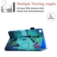 thumbnail image 3 of Allytech Galaxy Tab A7 10.4-Inch 2020 Case SM-T500 T505 T507,Slim Shell PU Leather Folio Flip Cover Protective Pen Holder Multi Angle Viewing Stand Case for Samsung Galaxy Tab A7 10.4" T500, Butterfly, 3 of 6