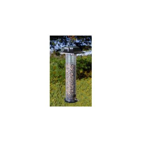 Squirrel Boss Llc Interactive Solar Roof Stainless Steel Bird Feeder Freight Walmart Com Walmart Com