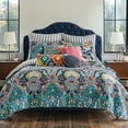 thumbnail image 5 of Levtex Home - Diella - Euro Sham Set of 2 - Floral - Navy and White - (26x26in.), No Insert - Reversible - Cotton, 5 of 5