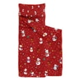thumbnail image 2 of Red Christmas Snowman Pattern Toddler Nap Mats for Kids Preschool,50"x20" Sleeping Mat Bag or Kids,Toddler Sleeping Bag,Toddler Nap Mat or Daycare, 2 of 6