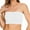 White, variant on Abomasnow Women's Seamless Bandeau Bra Tube Top Strapless Wireless Stretch Bralette S-5XL