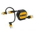 thumbnail image 1 of Dewalt Telecoms 3-in-1 Retractable Cable 0.9m (3ft), 1 of 1