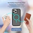 thumbnail image 4 of iHome Premium iPhone 16 Pro Max Case, MagSafe Compatible, Drop Protection with Shock-Absorbing Bumpers, 4 of 10