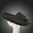 thumbnail image 1 of JaneTroides, Zapatillas de plataforma para mujer, Sandalias de suela blanda de Eva para playa de verano, Zapatillas antideslizantes para baño interior de ocio, Chaussons Tan Jianjun unisex, 1 of 2