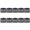 Black, variant on Muka 10 Pcs PU Leather Badge Holders, Vertical Horizontal ID Badge Holder with 1 Clear ID Window and 1 Credit Card Slot-Black-vertical