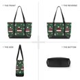 thumbnail image 6 of FORMRS Canvas Laptop Tote Bag for Women with 15.6" Computer Compartments Shoulder Handbag, Christmas Hats, 6 of 7