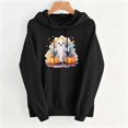 thumbnail image 5 of Molidfa Women's Cartoon Ghost Hoodie Candy Pumpkin Halloween Graphic Sweatshirt, 5 of 5